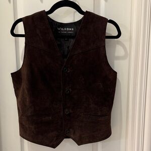 Wilson Brown Leather Vest